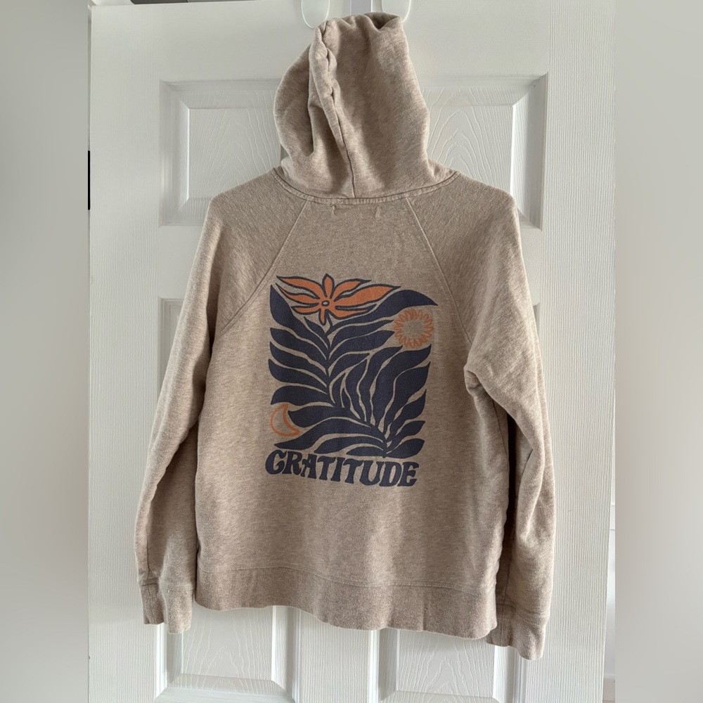 Spiritual Gangster Beige Gratitude Hoodie